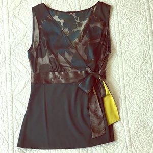 Elite Tahari silk top